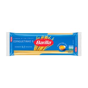 Macarrão Barilla c/ Ovos Espaguetinho 9 Pacote 500g