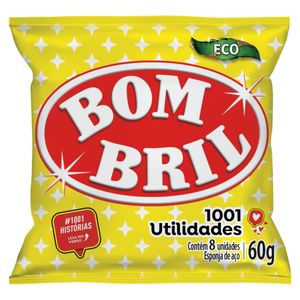 Esponja de Aço Bombril 60g c/ 4 unid