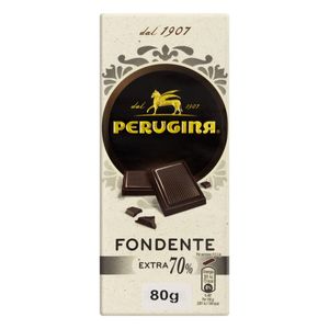 Chocolate em Barra Perugina Italiano Fondente Extra Amargo 70% CacauCartucho 80g