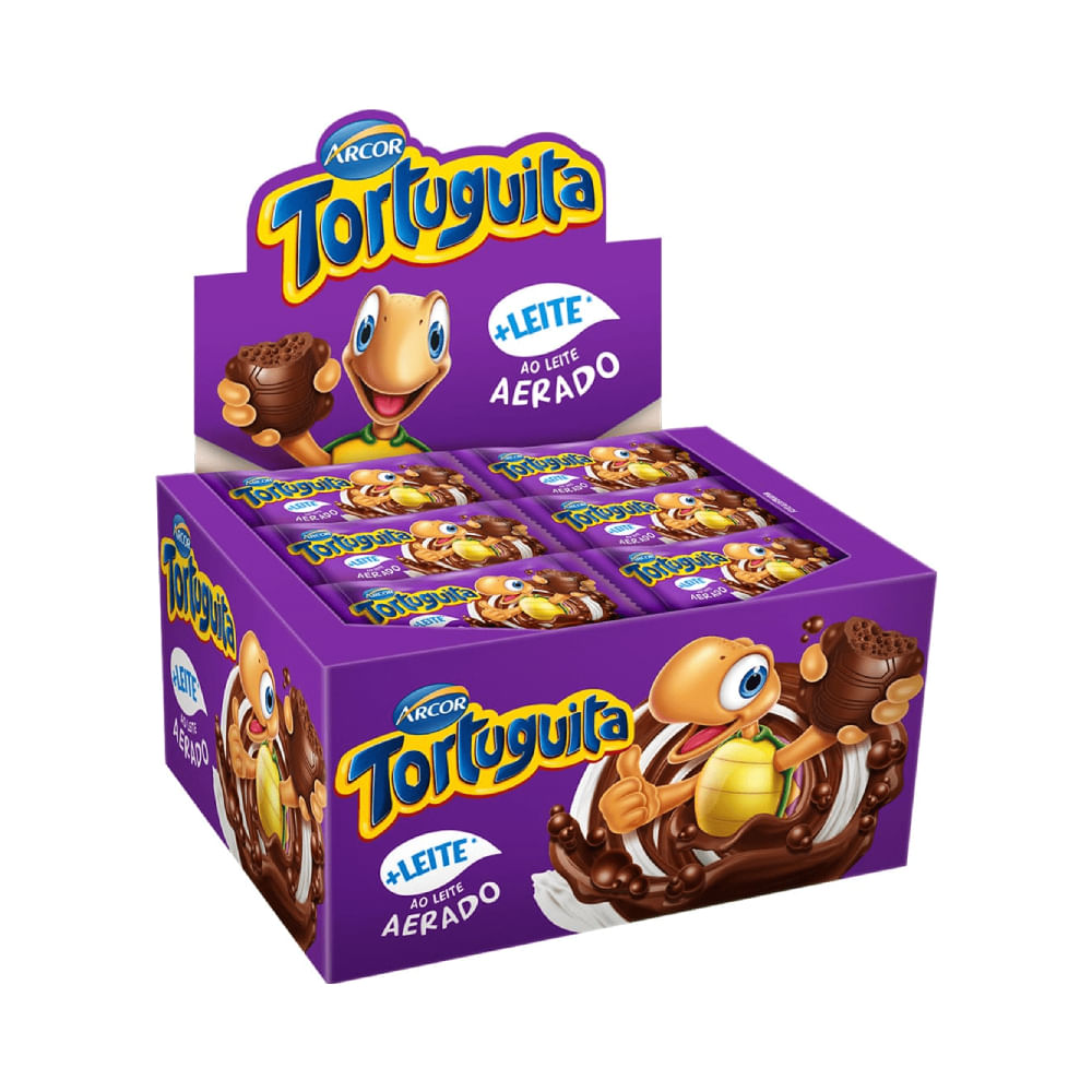 Chocolate Arcor Tortuguita Aerado 11.5g | Chocolate e Confeito ...