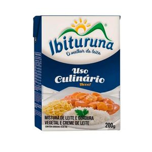 Creme de Leite Ibituruna Culinário Tetra Pak 200g