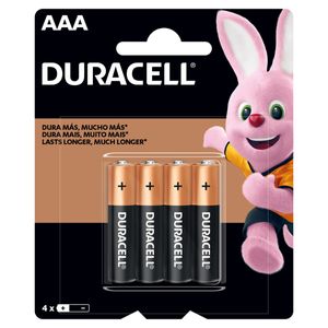 Pilha Duracell Alcalina Palito AAA c/ 4 unid