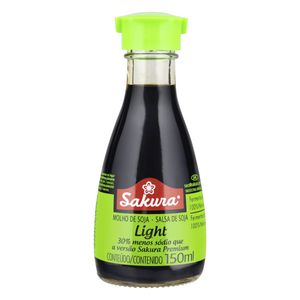 Molho de Soja Light Sakura Vidro 150ml