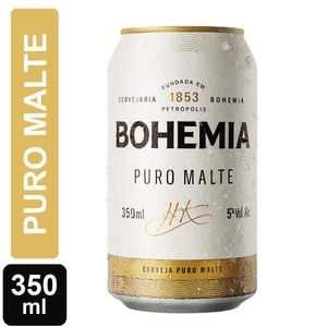 Cerveja Bohemia Puro Malte Lata 350ml