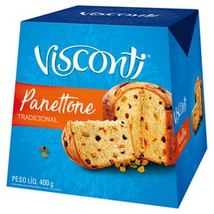 Panettone Visconti Tradicional Caixa 400g