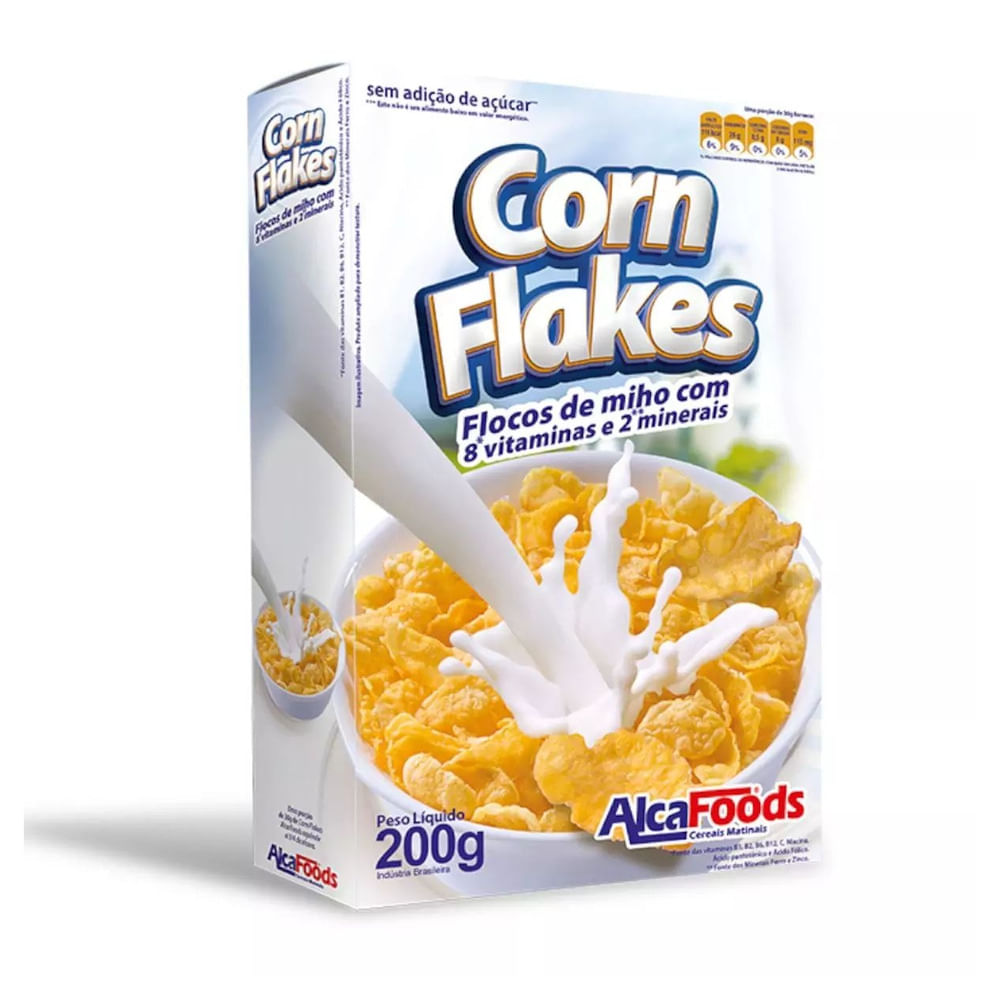 Cereal Matinal Bretas Corn Flakes 200g, Cereal