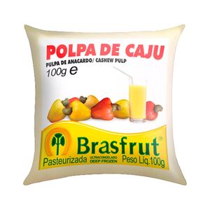 Polpa de Fruta Brasfrut Caju 100g