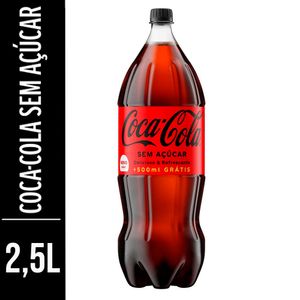 Refrigerante Coca Cola s/Açúcar Pet 2.5l