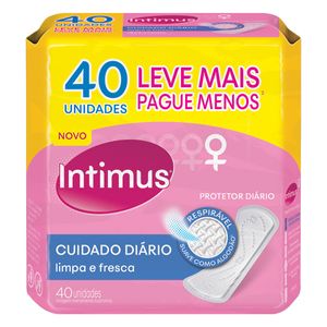 Protetor Intimus Days s/ Abas s/Perfume Leve Mais Pague Menos