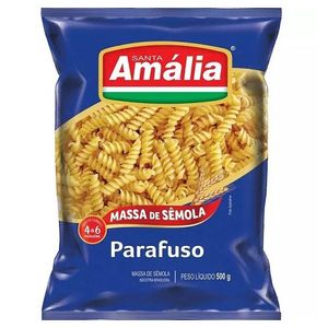 Macarrão de Sêmola Parafuso Santa Amália 500g