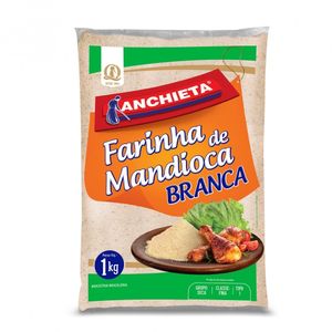 Farinha de Mandioca Anchieta Branca 1Kg