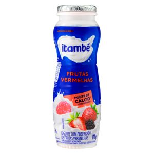 Iogurte Itambé Parcialmente Desnatado Frutas Vermelhas Frasco 170g