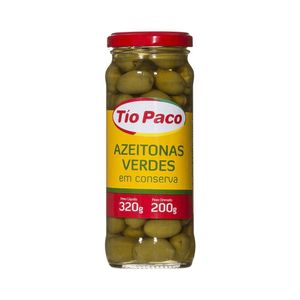 Azeitona Verde Tio Paco VIdro 200g