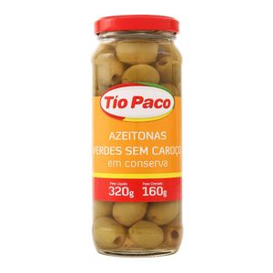 Azeitona Verde Tio Paco s/ Caroço 160g