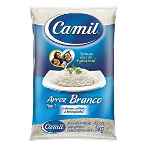 Arroz Branco Camil Tipo1 5Kg