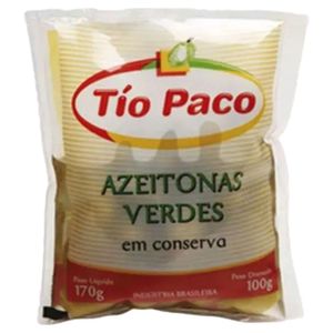 Azeitona Verde Tio Paco Sachê 100g