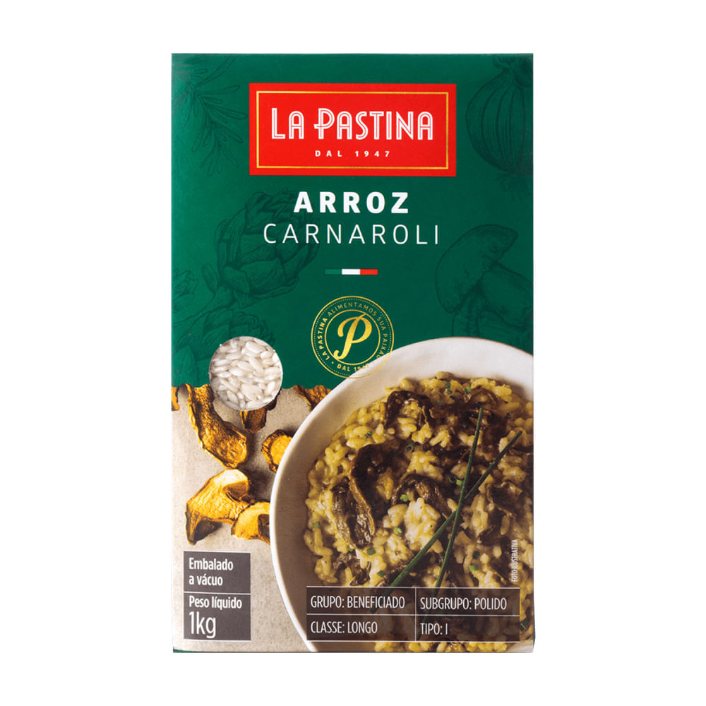 Arroz Carnaroli La Pastina A Vácuo Pacote 1Kg | Arroz | Bretasatacarejo