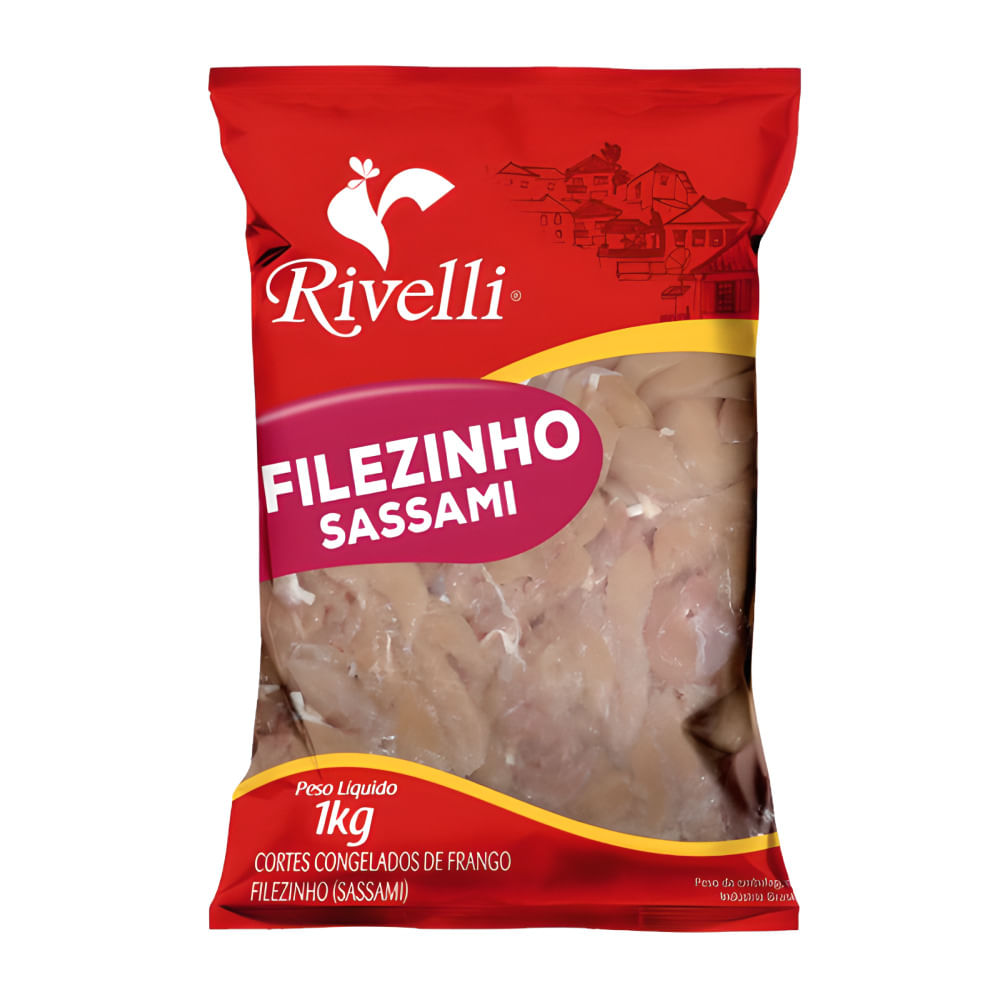 Filezinho De Peito De Frango Rivelli Sassami 1kg Cortes De Frango Bretasatacarejo 7968