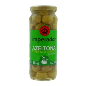 Azeitona Verde Imperador s/ Caroço Vidro 160g