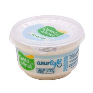 Requeijão Cremoso Light Canto Minas 200g