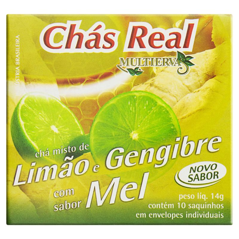 Ch Multiervas Lim o Gengibre e Mel 14g Ch Bretasatacarejo