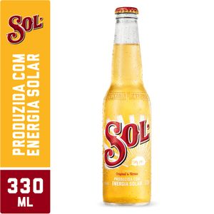 Cerveja Sol Pilsen Premium Long Neck 330ml