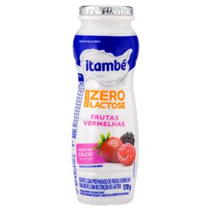 Iogurte Líquido Itambé Nolac Zero Lactose Frutas Vermelha 170g