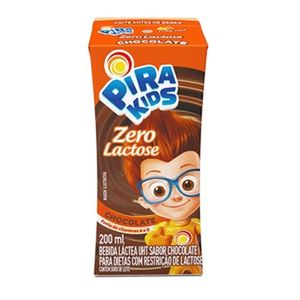 Bebida Láctea PiraKids Zero Lactose Chocolate 200ml