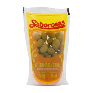 Azeitona Verde Saborosa c/ Caroço 150g