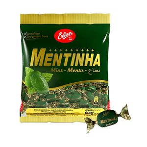 Bala Dura Erlan Mentinha 600g