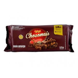 Cobertura Chocomais Top Chocolate Meio Amargo 1.010Kg