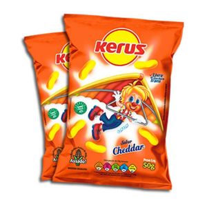 Salgadinho de Milho Kerus Cheddar 50g