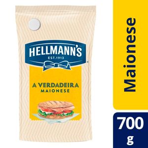 Maionese Hellmanns Sachê 700g Embalagem Econômica