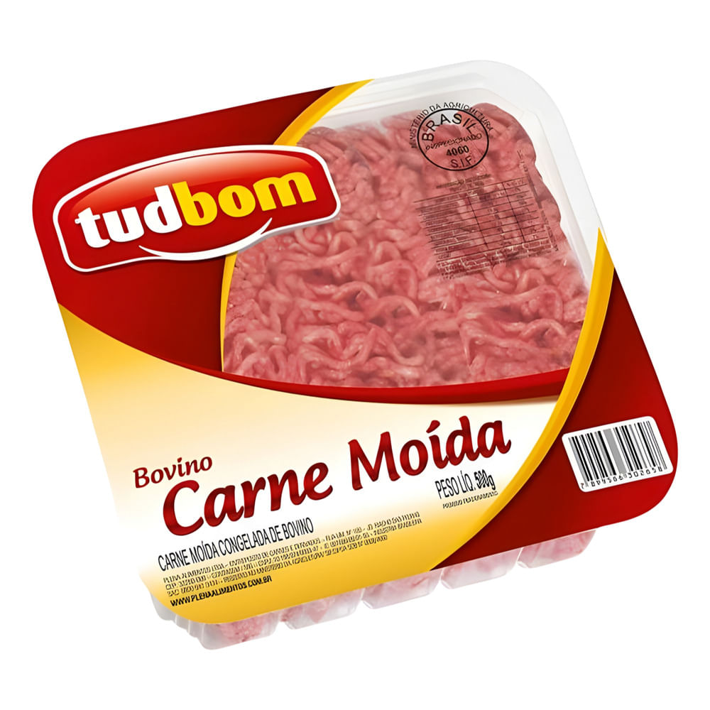 Carne Moída Bovinatudbom Congelada 500g Carne Moída Bretasatacarejo 5863