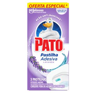 Desodorizador Sanitário Pato Past Ades Lavanda c/ 3 Unid Oeferta Especial