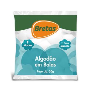 Algodão em Bola Bretas 50g