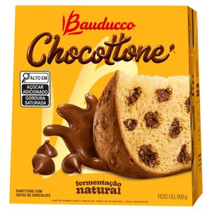 Chocottone Bauducco Gotas de Chocolate Caixa 908g