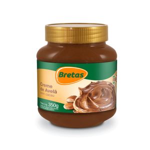 Creme de Avelã Bretas c/ Cacau Pet 350g