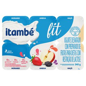 Iogurte Itambé Fit Morango/Maçã/Ameixa 510g