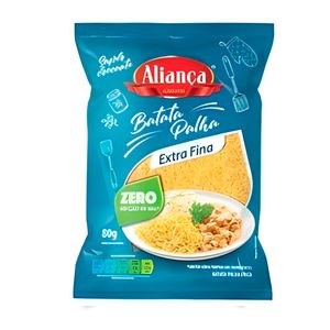 Batata Palha Aliança Zero Sal 80g