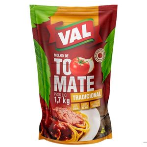 Molho de Tomate Val Tradicional Pouch 1.7Kg