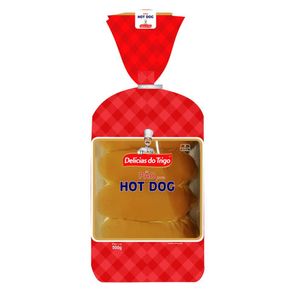 Pão Hot Dog Delícias do Trigo 500g