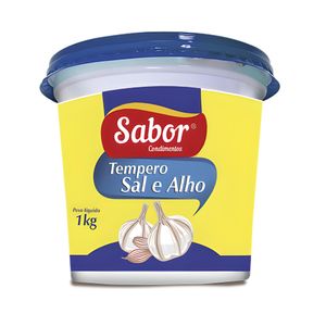 Tempero Sabor Sal/Alho Pote 1Kg