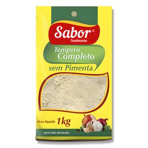 Tempero Sabor Completo s/ Pimenta Sacola 1Kg