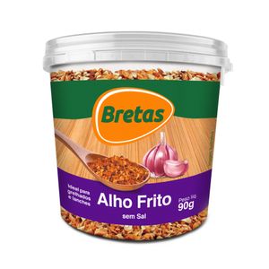 Alho Bretas Frito s/ Sal Seco 90g