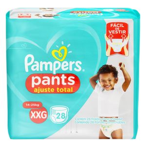 Fralda Descartável Pampers Pants Ajuste Total XXG c/ 28 Unid