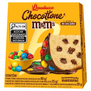 Chocottone Bauduco M&Ms Gotas de Chocolate 80g