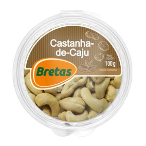 Castanha de Caju Bretas Torrada e Salgada 100g