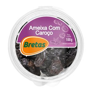 Ameixa Bretas Seca c/ Caroço 100g