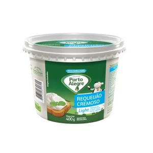 Requeijão Cremoso Porto Alegre Light 400g